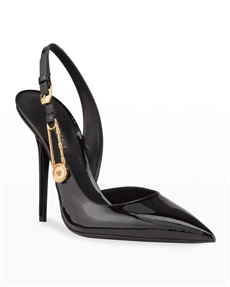 versace pin|versace safety pin heels.